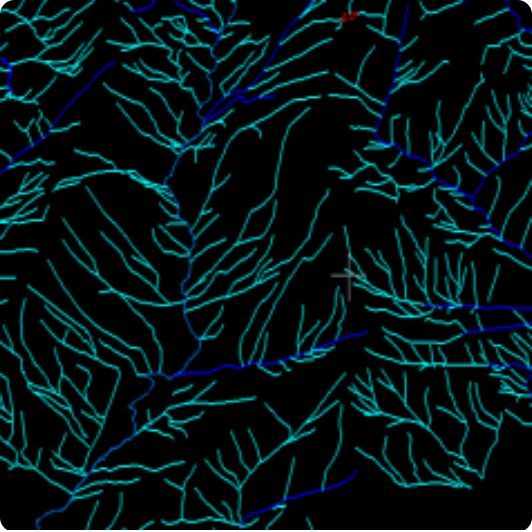 Hydrological vector network