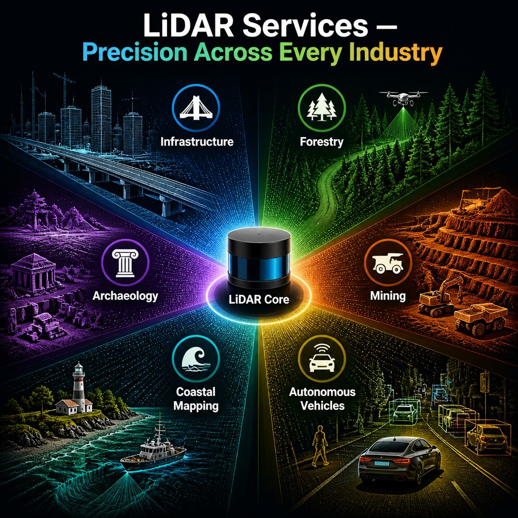 LiDAR services across infrastructure, forestry, mining and related capture