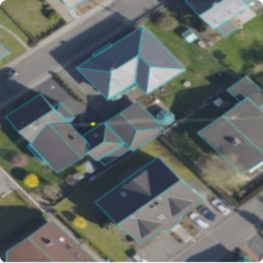 Aerial rooftop feature extraction